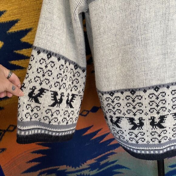 Vintage Billie Jo Winter Open Cardigan Sweater. S/M. USA. Early 80’s. Kimono. - Picture 7 of 13